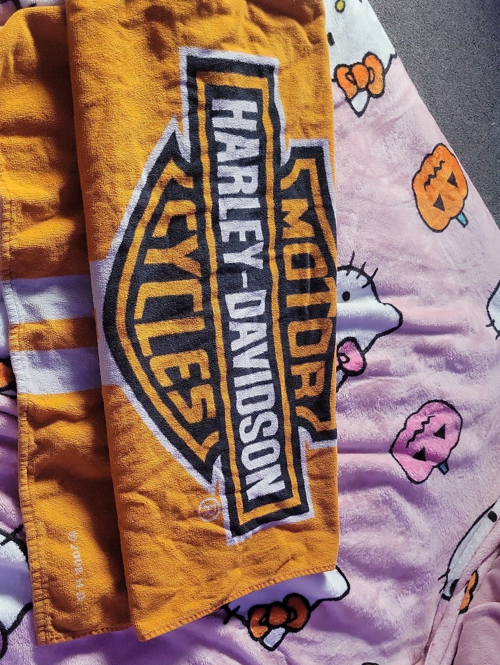 Harley-Davidson Vintage Beach Towel